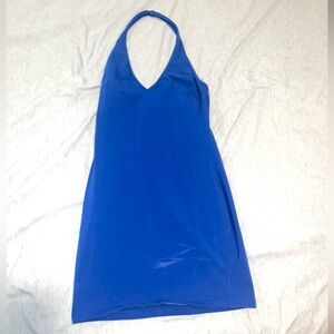 Royal Blue Princess Polly Halter Dress